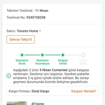 Trendyol'dan Aldığım Mutfak Halıları Kargoda Kayboldu!