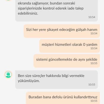 Yanlış Numara Ve Defolu Ürün İadesinde Sorun Yaşadım