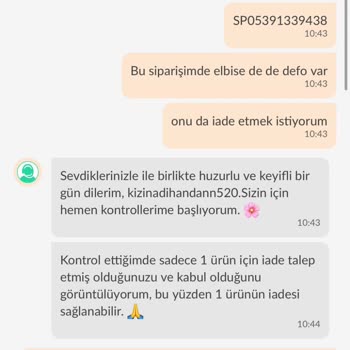 Yanlış Numara Ve Defolu Ürün İadesinde Sorun Yaşadım