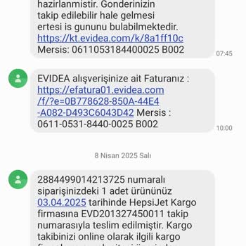 Evidea Siparişimde Kargo Ve İade Sorunu