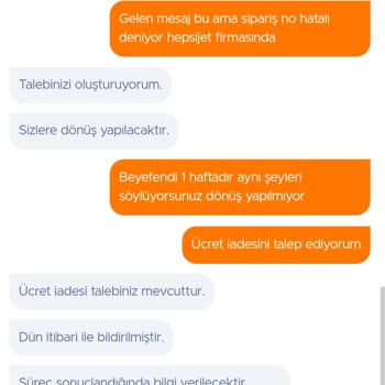 Evidea Siparişimde Kargo Ve İade Sorunu