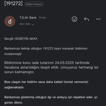 Geciken İade: 9 Günlük Bekleyiş