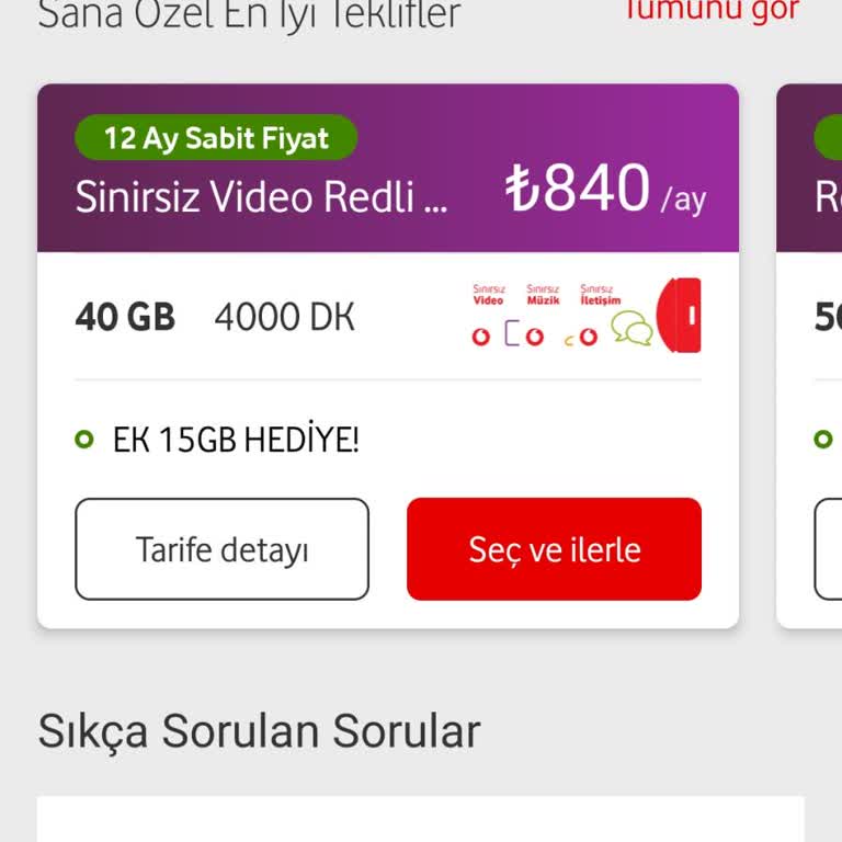 Vodafone Sadık Müşteriye Fahiş Fiyat Politikası