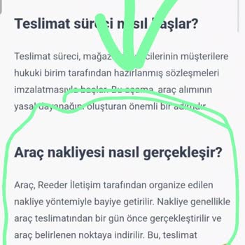 Reeder Fancy Araç Teslimatında Hayal Kırıklığı Ve İade Sorunu