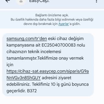 EasyCep İle Samsung Takas Sürecinde Ödeme Sorunu