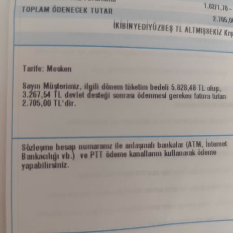 Fatura Desteği Konusunda Şüphe Ve Belirsizlik