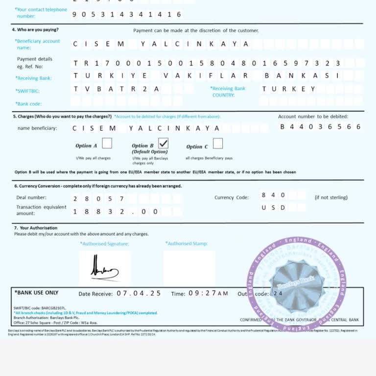Barclays Won’t Transfer My Funds Without Extra Payment