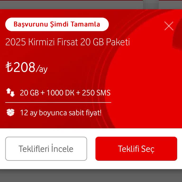 Vodafone'un Çifte Standartlı Paket Fiyatları