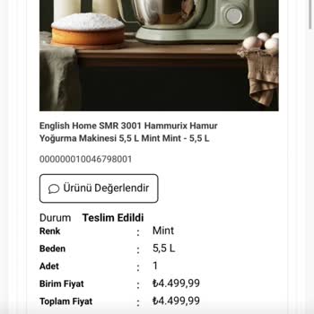 Eksik Parça Ve Zamlı Fiyat Mağduriyeti