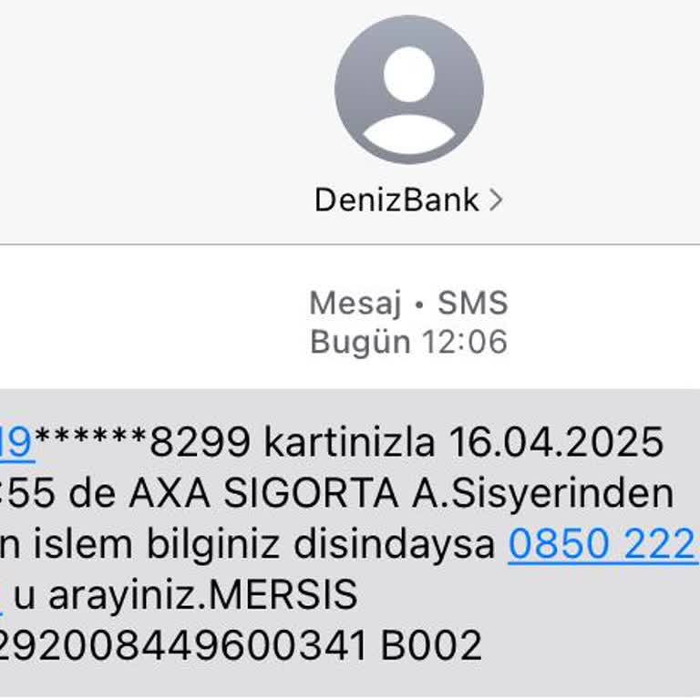Denizbank'tan Habersiz Çekilen 114₺'nin Gizemi