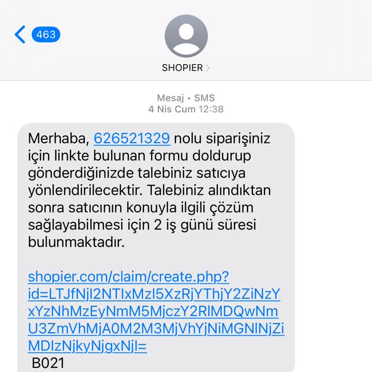 Shopier Üzerinden Sipariş Verilen Ayakkabıda İade Sorunu