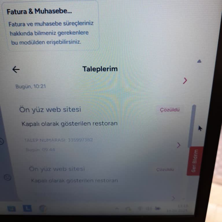 Yemeksepeti Entegrasyon Sorunu: Restoranımız İki Gündür Kapalı