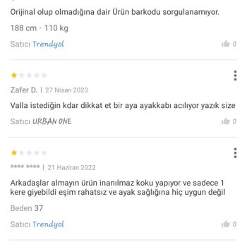 Trendyol'dan Gelen Replika Ayakkabı Şoku