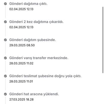Kargo Adresime Ulaşmıyor Ve Bilgilendirme Yapılmıyor