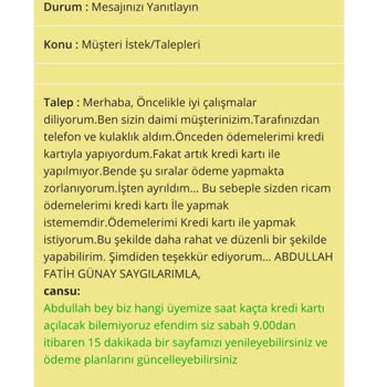 Kredi Kartı İle Ödeme Sorunu Ve Mağduriyetim