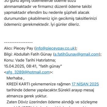 Kredi Kartı İle Ödeme Sorunu Ve Mağduriyetim