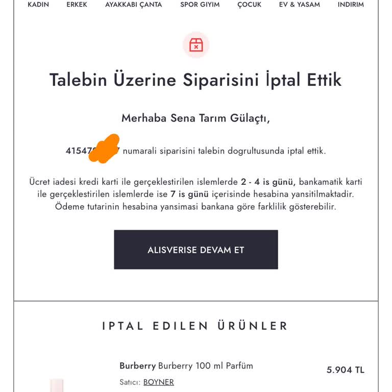 Boyner Parfüm İptal Krizi: Yanlış Bilgilendirme Mağduriyeti