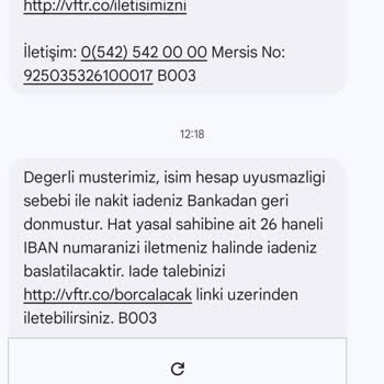 Vodafone İade Sürecinde Sabır Taşıyor