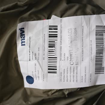 Leke Yapan Ceket Ve İade Sorunu