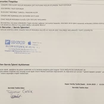 Turkcell Pasaj'dan Alınan İphone 16 Pro Max Arızalı Çıktı