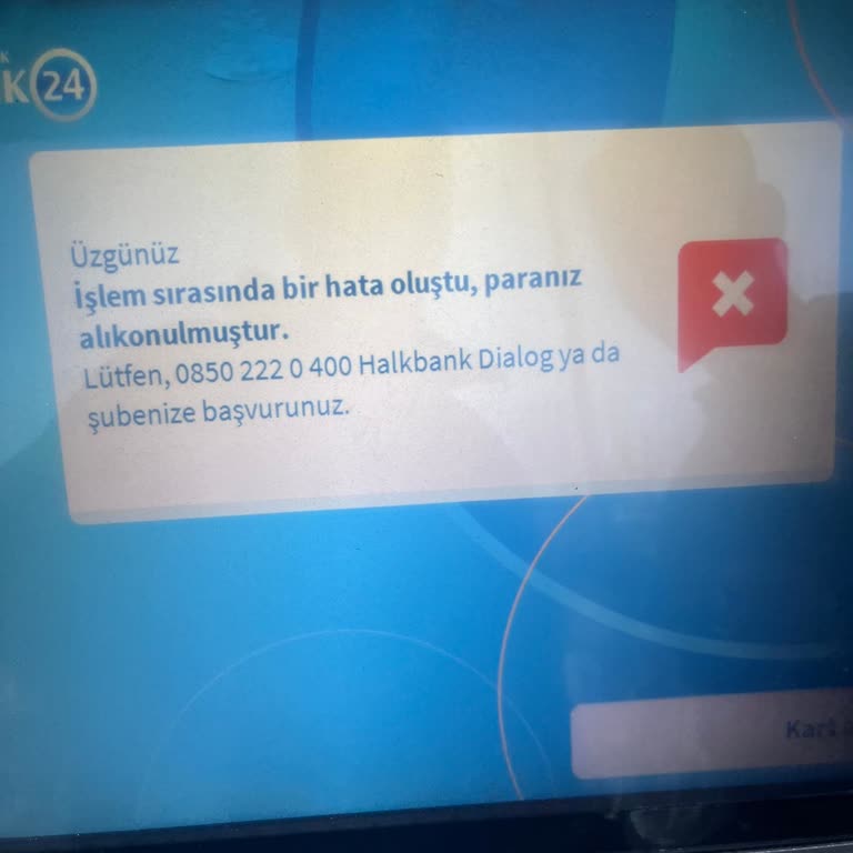 ATM Paramı Yuttu Hâlâ Geri Dönüş Yok