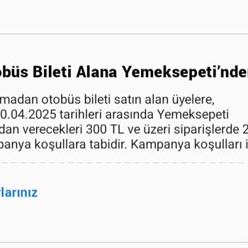 Yemeksepeti Kuponu Geçerlilik Sorunu