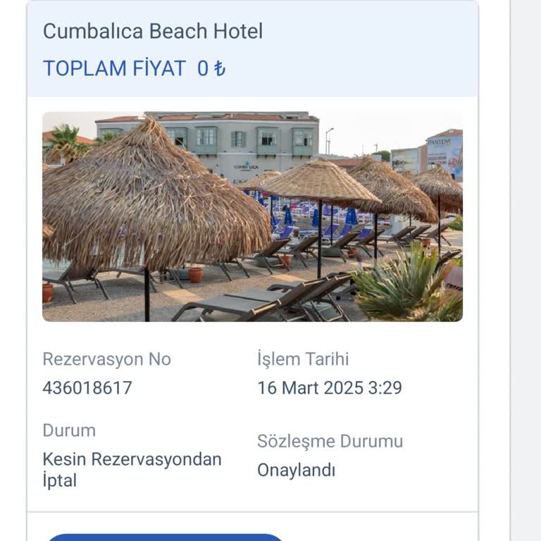 Onaylı Rezervasyonun İzinsiz İptali Ve Müşteri Mağduriyeti