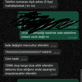 Siparişe Yanıt Yok Müşteri İletişimi Sıfır