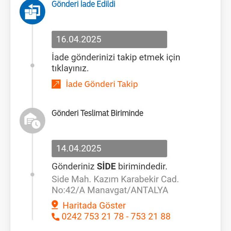 MNG Kargo Manavgat Şubesi Teslimat Sorunu