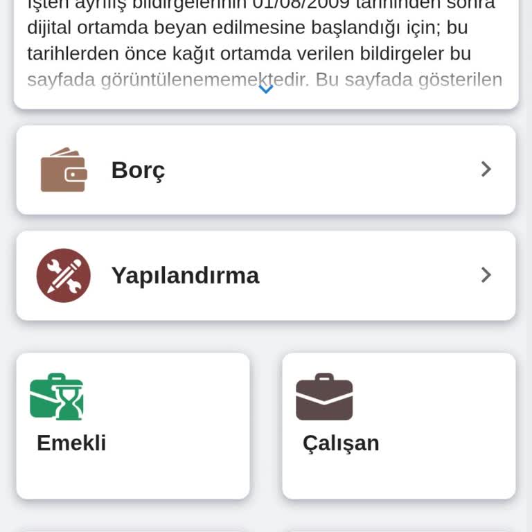 SGK Emeklilik Bilgisi Hatası