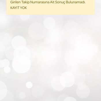 Eksik Gönderim Ve Takip Sorunu