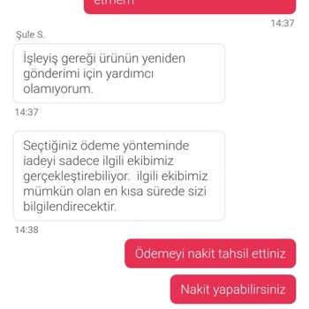Bozuk Ürün Ve Çözümde Yetersizlik
