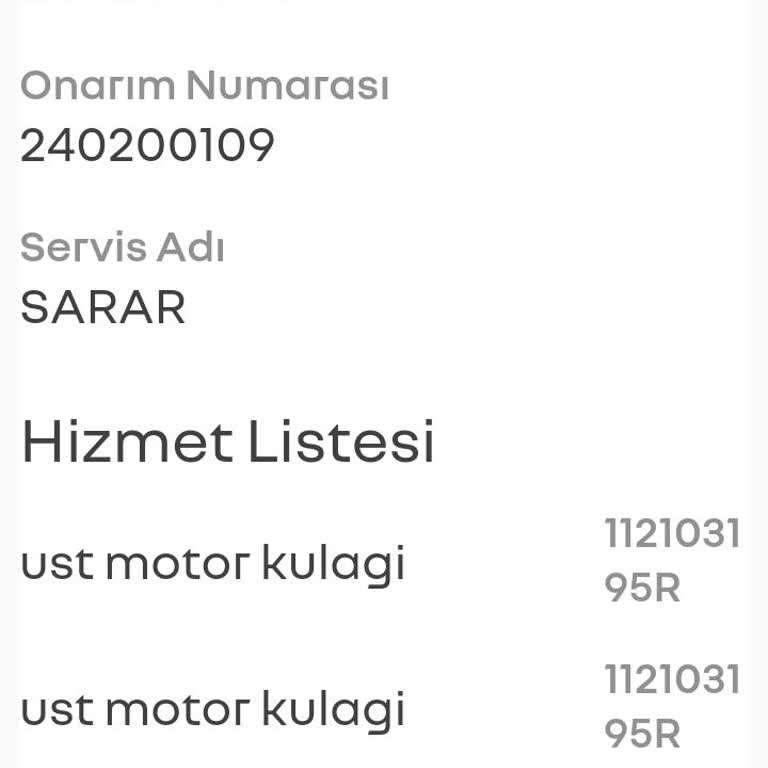 Renault Yedek Parça Sorunu Ve Müşteri Memnuniyeti