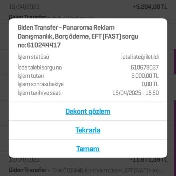 Yanlış Hesaba Yapılan Ödemenin İadesi İçin Çözüm Bekliyorum