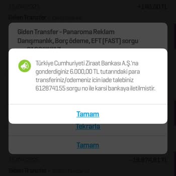 Yanlış Hesaba Yapılan Ödemenin İadesi İçin Çözüm Bekliyorum