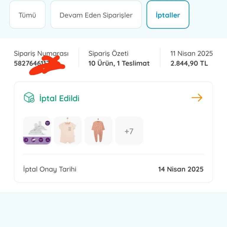İndirimli Siparişim Sebepsiz İptal Edildi