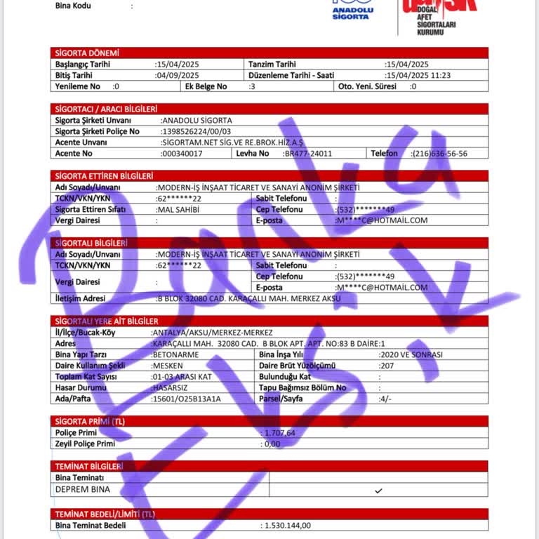 Sigortam.net'ten Beklenen Zeyil İşlemi Bir Haftadır Yapılamıyor
