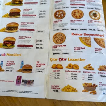 Ercan Burger'deki Menü Kalitesinin Düşüşü