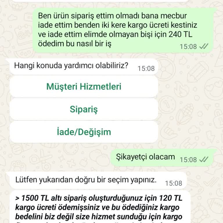 Çifte Kargo Ücreti Mağduriyeti