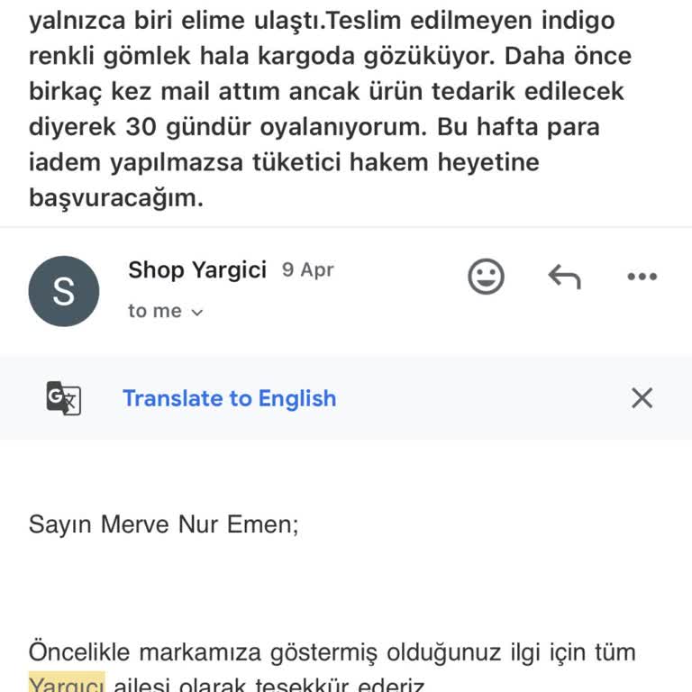 47 Gündür Gelmeyen Ürün Ve Umursamaz Cevaplar