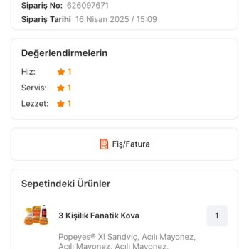 Yanlış Sipariş Ve İlgisiz Müşteri Hizmeti: Popeyes Ve Migros Yemek Hayal Kırıklığı