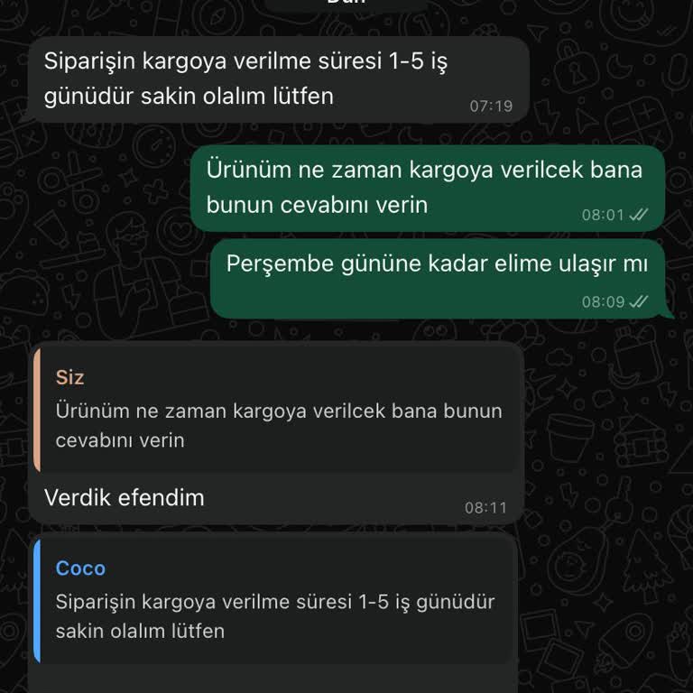 Geciken Teslimat Ve Saygısız İletişim: Güvenilmez Hizmet Deneyimi