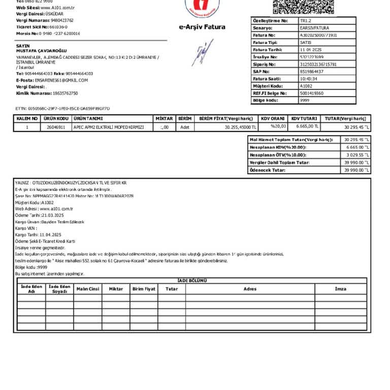 Hayal Kırıklığına Uğratan Volta Moped Teslimatı