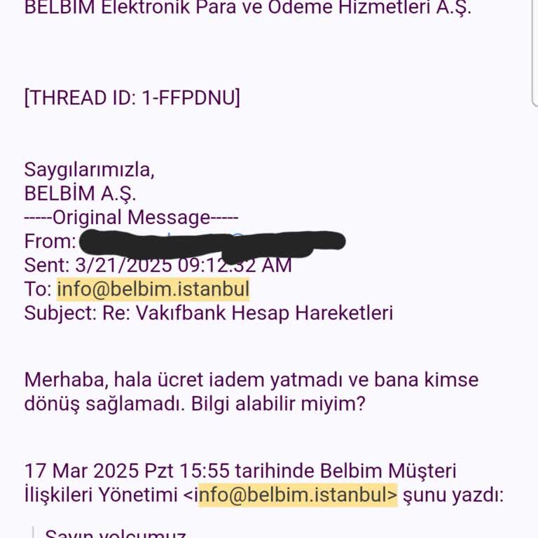 İstanbul Kart Yükleme Hatası Ve İade Sorunu