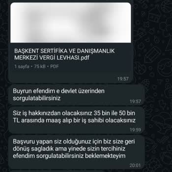 Beklenmedik Eğitim Ücreti Ve İptal Krizi: Başkent Sertifika Merkezi Deneyimi