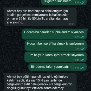 Beklenmedik Eğitim Ücreti Ve İptal Krizi: Başkent Sertifika Merkezi Deneyimi