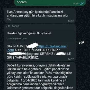 Beklenmedik Eğitim Ücreti Ve İptal Krizi: Başkent Sertifika Merkezi Deneyimi
