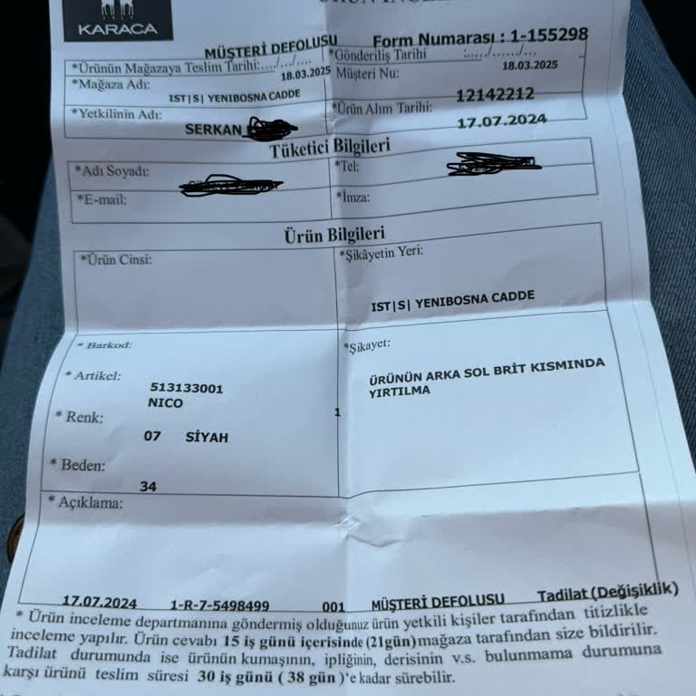 Kalitesiz Kot Ve Yetersiz Müşteri Hizmeti