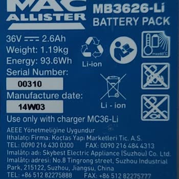 Mac Allister Ve Koçtaş'tan Hayal Kırıklığı: Servis Ve Yedek Parça Sorunu