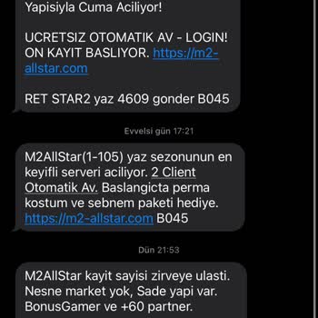 İzinsiz Mesaj Yağmuruna Son Verin